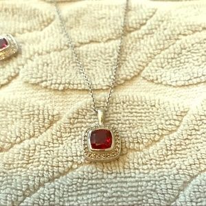 Necklace and earrings set